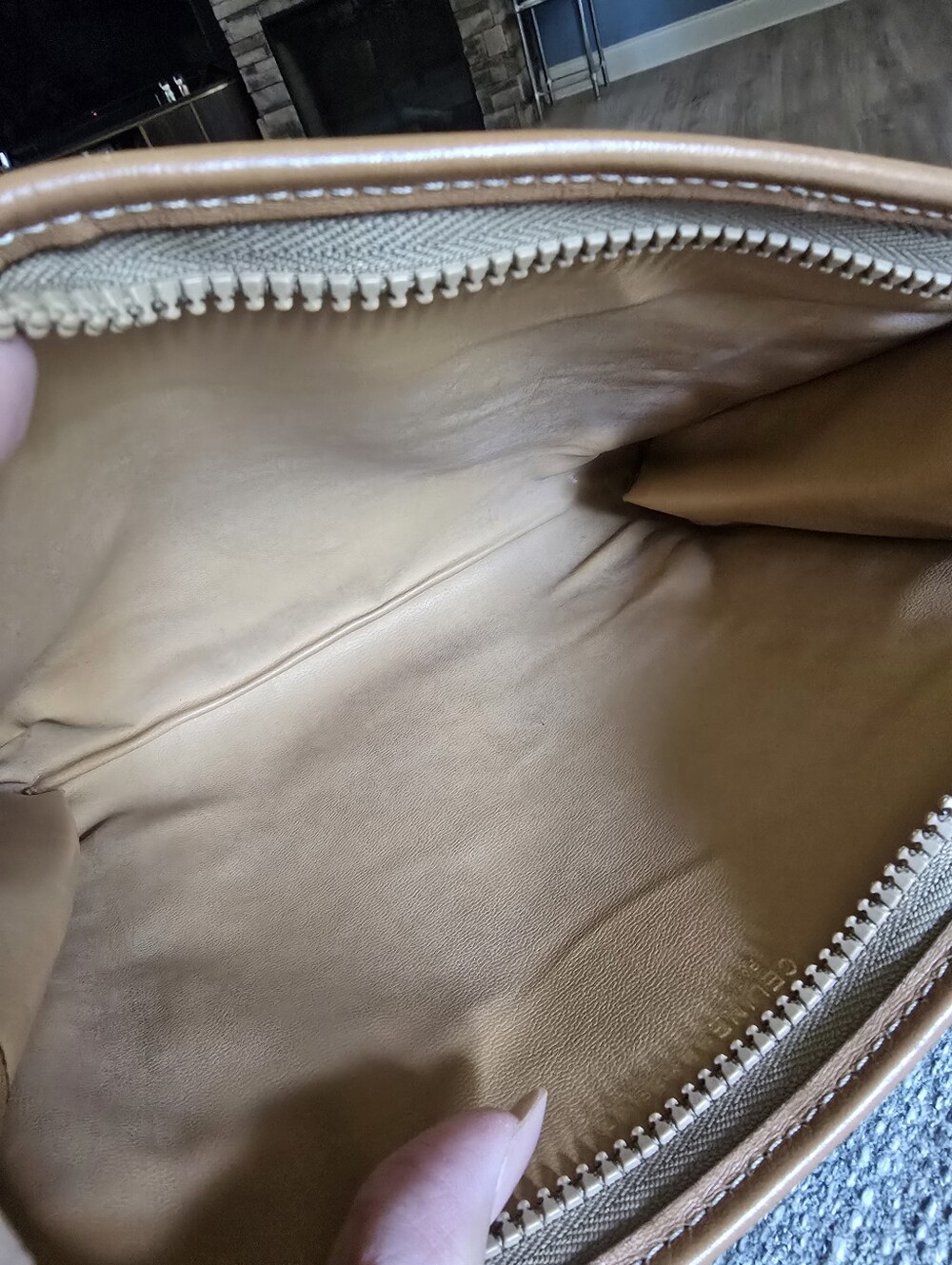 Authentic Celine Vintage Pouch Bag - Picture 11 of 12